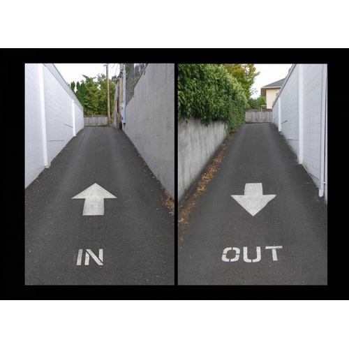 OR, Portland Alley directional arrows